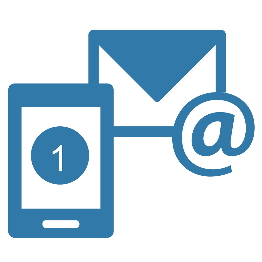 Sending information (mail, SMS, wallets, etc.)